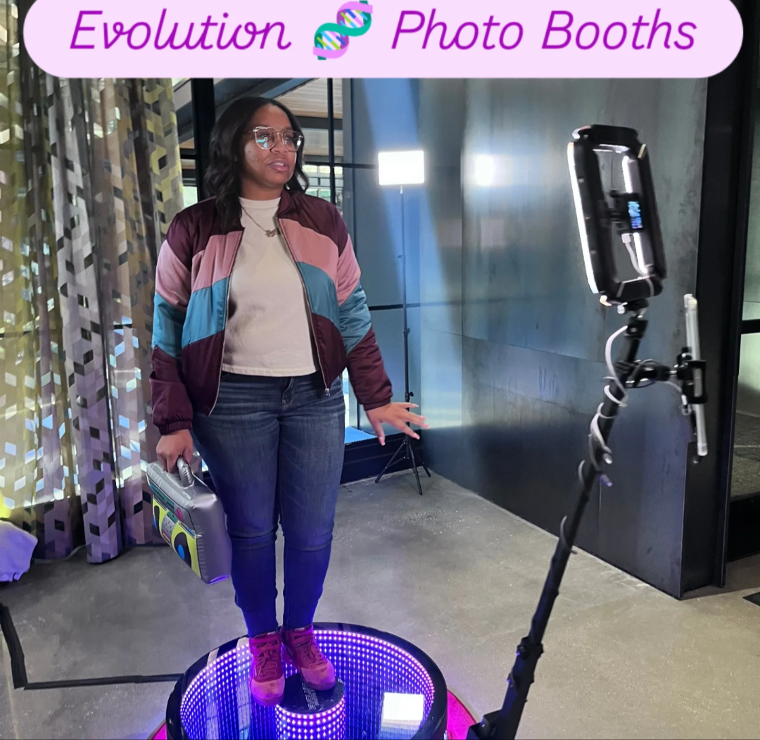 360 photo booth fun at the Girl Yes You Can Conference 2025
